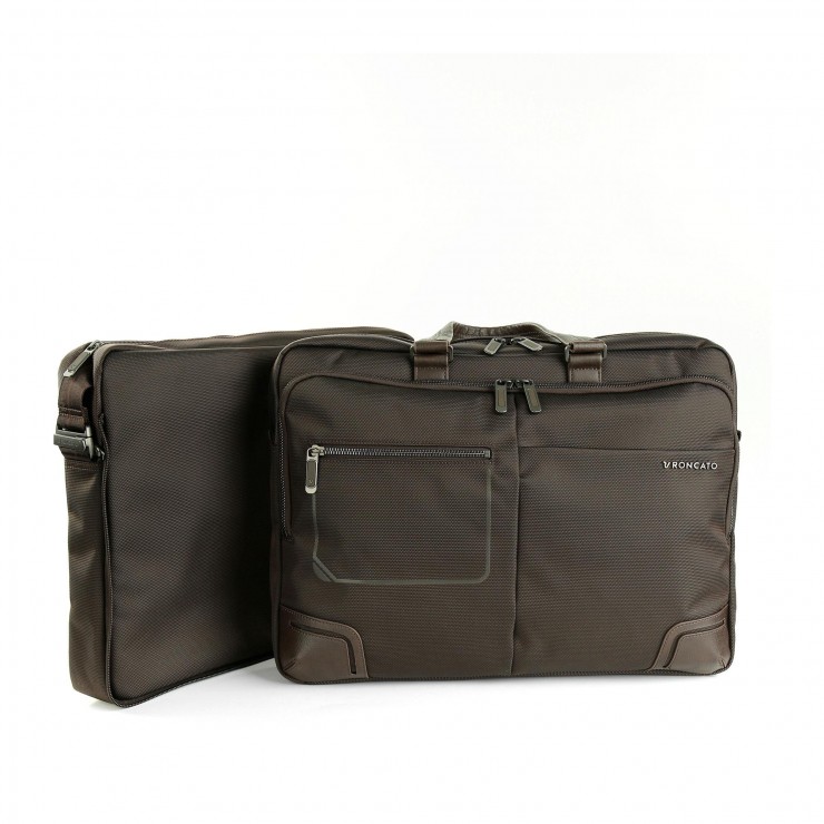 RONCATO WALL STREET TWO-WAYS 15.6' LAPTOP BRIEFCASE