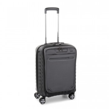 DOUBLE PREMIUM TROLLEY CABINA EXPANDABLE WITH REMOVABLE BACKPACK FOR 15,6' LAPTOP AND TABLET 10'