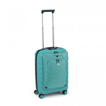 RONCATO D-BOX CABIN TROLLEY 55 x 40 x 20/23 CM WITH FRONT REMOVABLE COMPARTMENT FOR 15.6" LAPTOP AND TABLET 10"