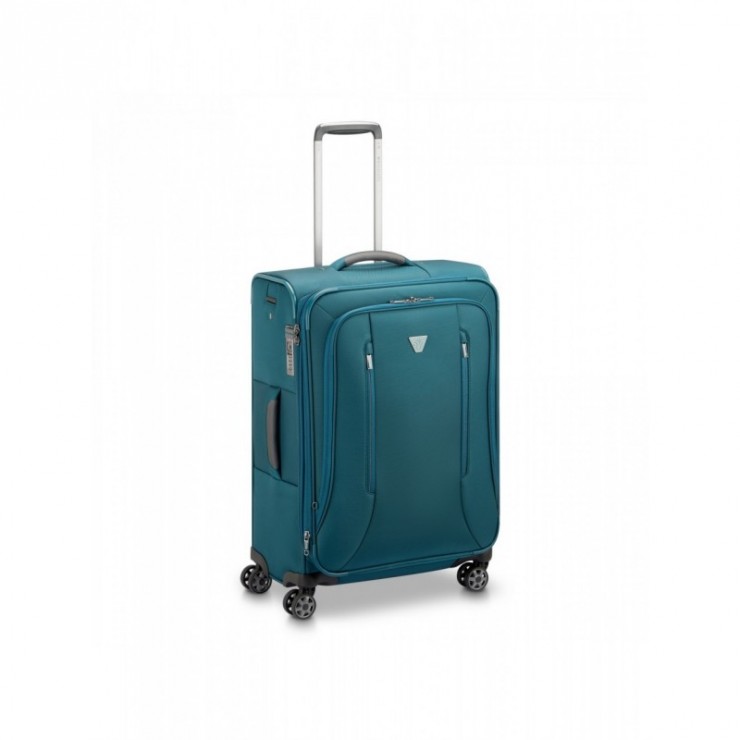 RONCATO CITY 3.0 TROLLEY MEDIO 4R 66 CM EXP. VERDE BOTTIGLIA